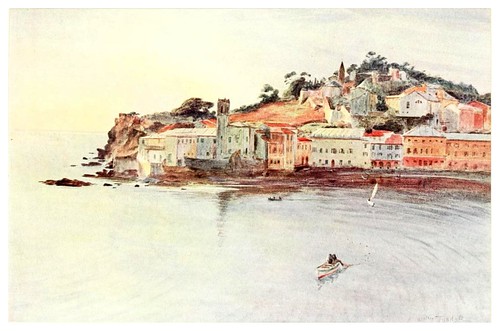 007-La Peninsula en Sestri Levante-An artist in the Riviera (1915)-Walter Tyndale