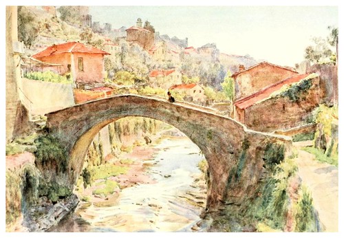014- La Rocca en San Remo-An artist in the Riviera (1915)-Walter Tyndale