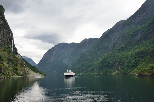 Boat in the fjord