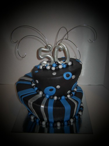 50th Birthday Cake by Cake Maniac