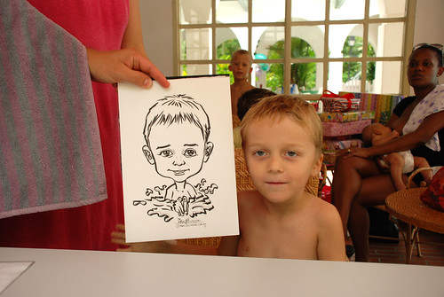 caricature live sketching for children birthday party 08 Oct 2011 - 14