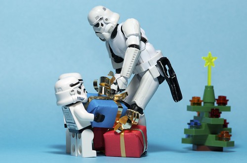 A christmas delivery from Santa on the Death Star by Kalexanderson