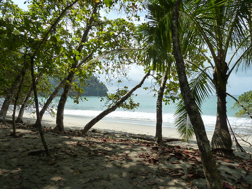 the beach at Manuel Antonio Park, Costa Rica 