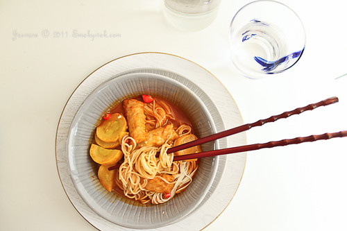 Korean Spicy Somen Noodles 
