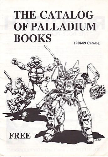 'THE CATALOG OF PALLADIUM BOOKS 1988-89 Catalog' i (( 1988 ))