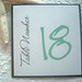 Tiffanys at the Beach Table Number