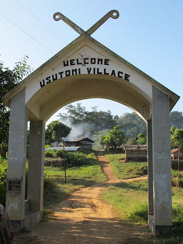 Gate to Usutomi village