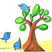Pájaros azules
