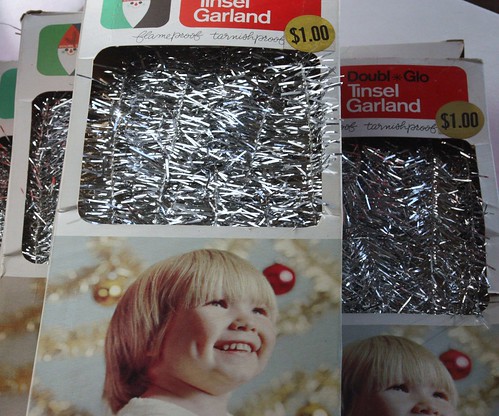 Vintage Doubl Glo Tinsel Garland by myvintagewhimsy