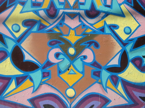 Urban Art: Colorful Tribal Design