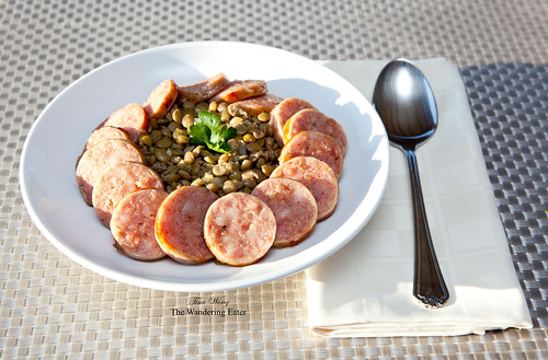 Cotechino with lentils