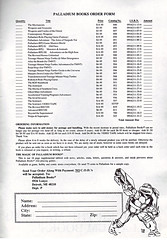 'THE CATALOG OF PALLADIUM BOOKS 1988-89 Catalog' xv (( 1988 ))