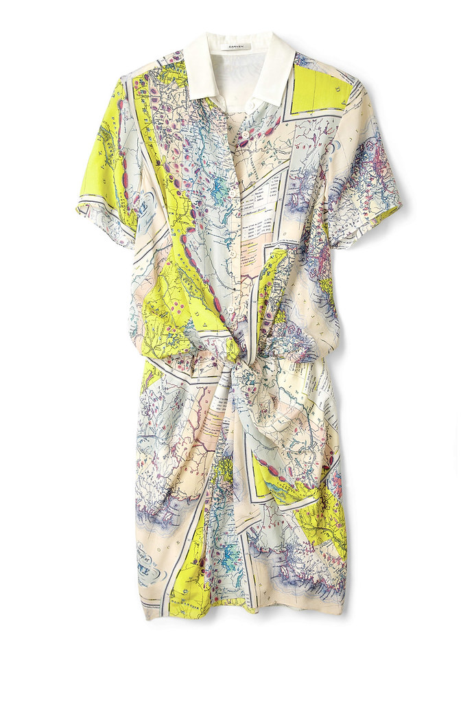 carven map dress