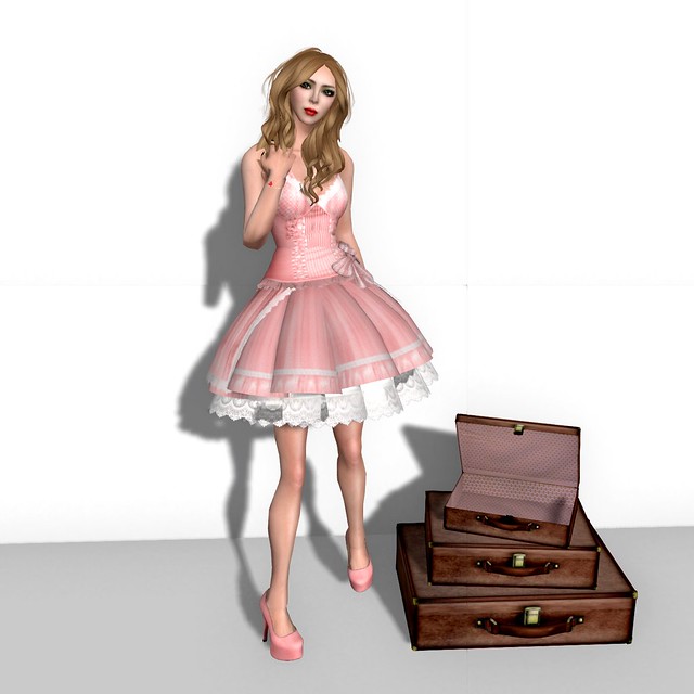 Gift Dress & Gift Mesh Suitcases