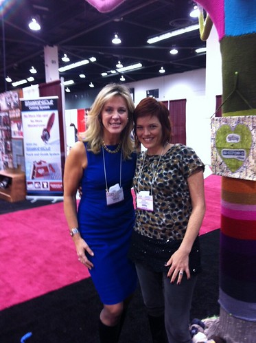 Quick chat with my friend Deborah Norville at the booth. #CHAshow