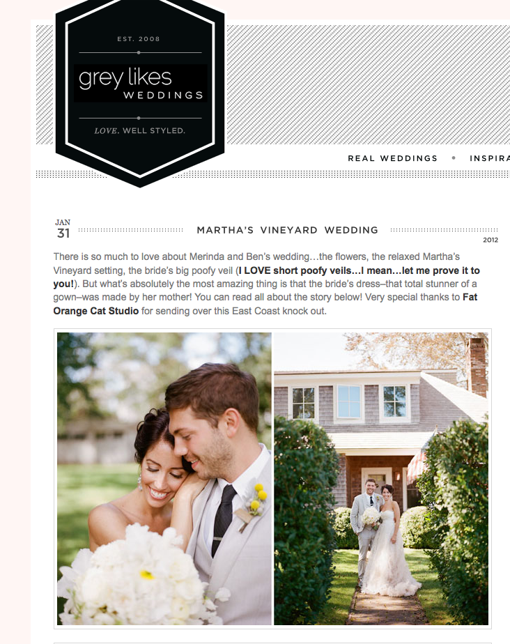 Press: Grey Likes Weddings