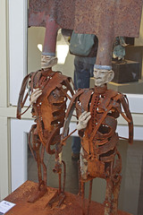 Jan Verschueren: assemblages of scrap metal, terra cota and found objects