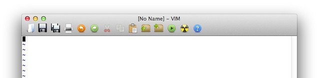 MacVim toolbar