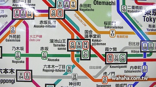 東京地下鐵轉乘