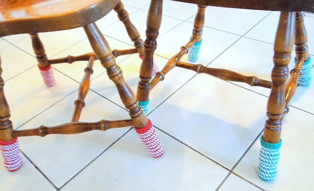 Christmas chair socks