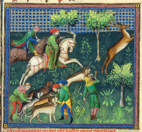 009-Le Livre de la chasse-1407- Gaston Phoebus- MS M. 1044 – fol 59v-detalle-© The Morgan Library & Museum