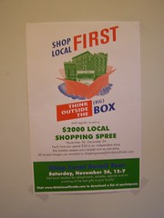 Shop Local First poster, DC