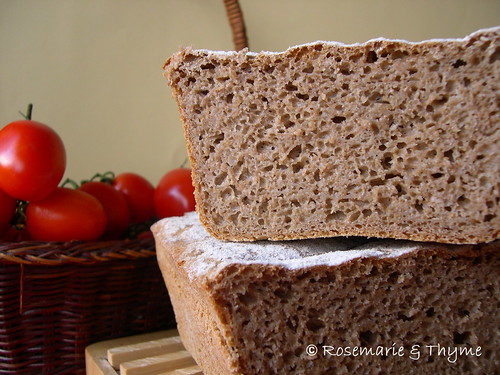DSCN8581 - Russian rye bread cut loaf
