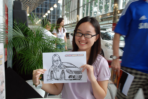 Caricature live sketching for Tan Chong Nissan Almera Soft Launch - Day 1 - 39