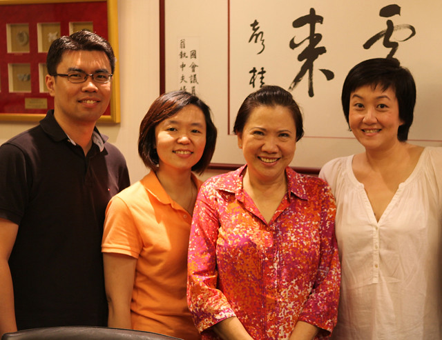 Philip, Serene, Anastasia Liew and I at Bengawan Solo's office