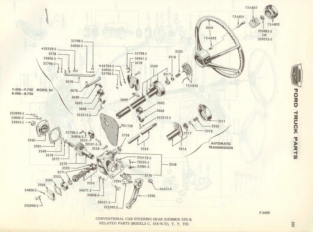 1990 Ford f250 steering column diagram