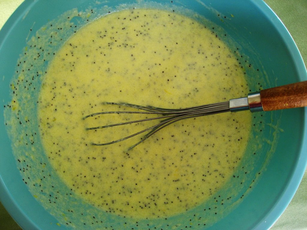 lemon poppyseed waffle batter