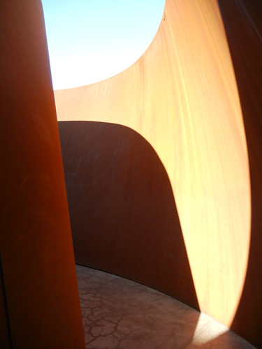 Steel Sculpture by Richard Serra, Cantor Arts Center, Stanford University _ 8349