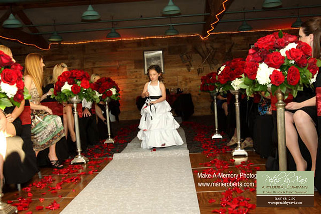 Tall Floral Arrangements for Wedding Ceremony