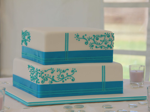 Piped Wedding Cake by Coco Jo Cakes