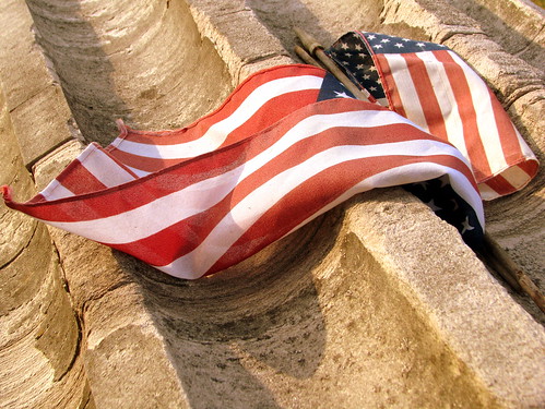 Flag on the Tomb of the Unknown Civil War Soldier - Franklin, TN