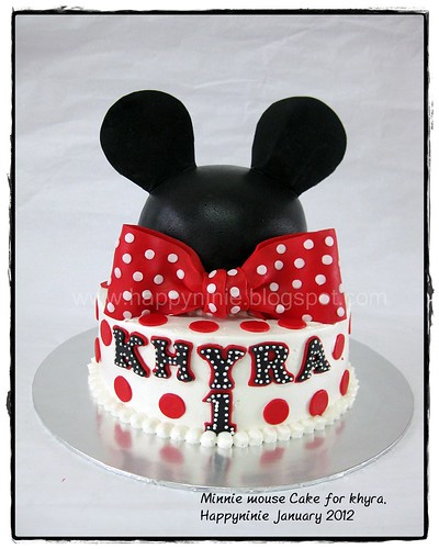 minniemouse cake for khyra
