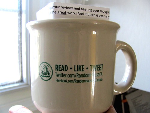 Random House of Canada sent me a mug!