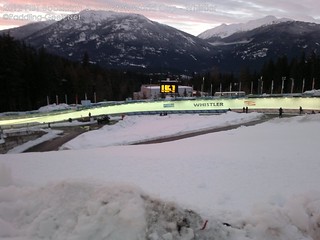 Whistler World Cup 2012 - Sunset over the track