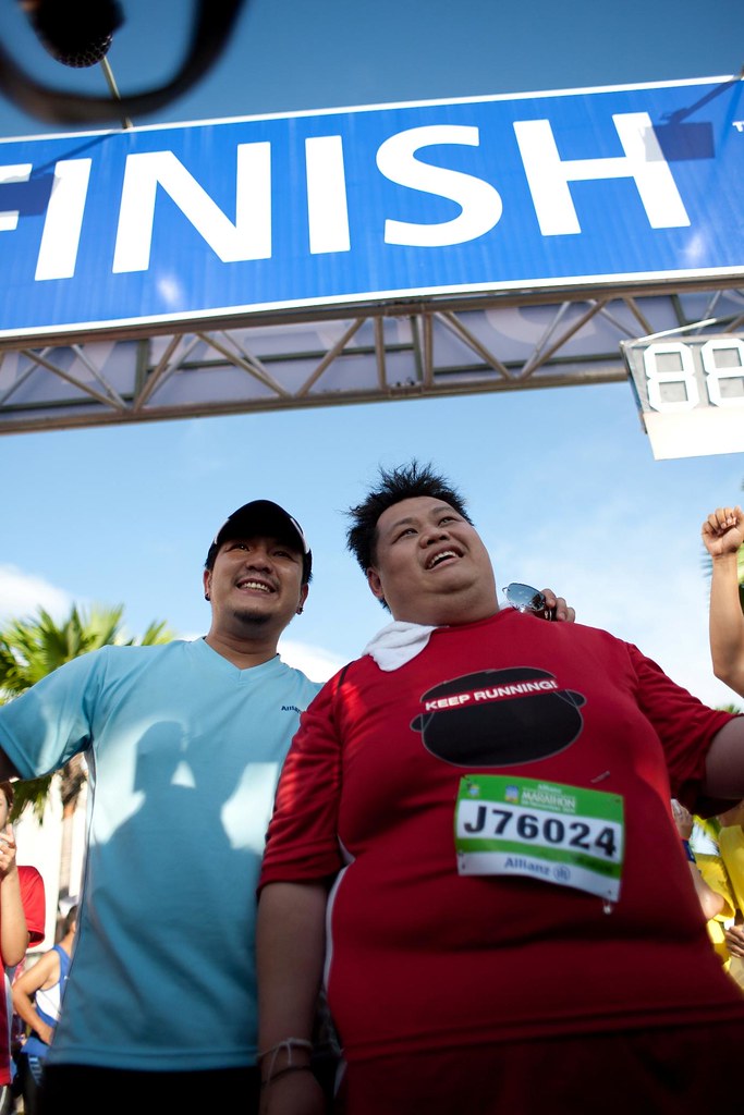 Penang Bridge International Marathon, finish line