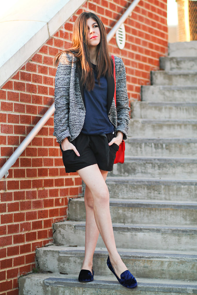 Stylemint, Zara blazer, Velvet loafers, Celine red bag, Mary Kate and Ashley, Fashion outfit