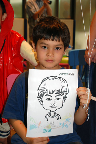 caricature live sketching for Foresque Residences Roadshow - Day 2 - 19