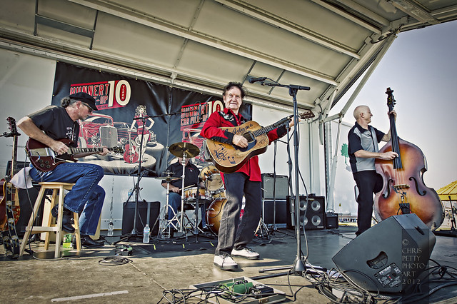 Art Adams and his band performing at Hunnert Car Pileup 2011 Decatur IL