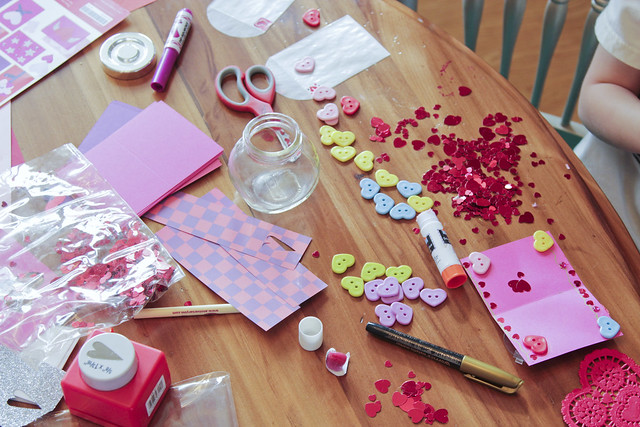 making valentines