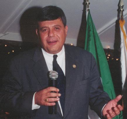 Buddy Cianci Giving a Talk at The Gatehouse Restaurant in Providence, RI (c. 1998)
