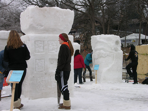 2012 Snow Sculpture Contest Washburn