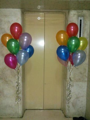 迎賓氣球串，空飄珍珠氣球，每串8顆 by 豆豆氣球材料屋 http://www.dod.com.tw