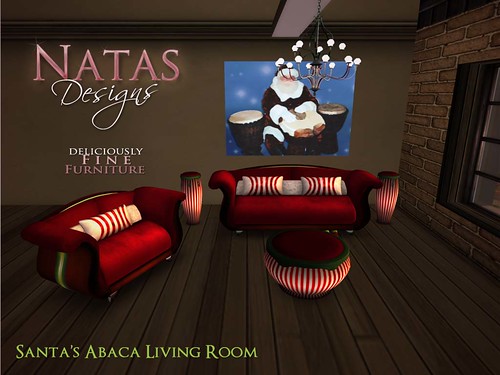 Santa's Abaca Living Room by natashashoteka
