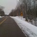 This is the hill warning sign on the opposite side of the valley from the hill sign that I took a picture of yesterday
