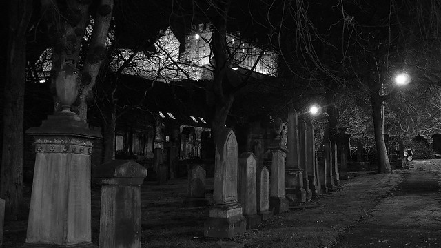 nocturnal boneyard and Edinburgh Castle
