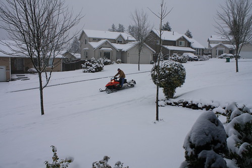Snowmobiling Neighbor